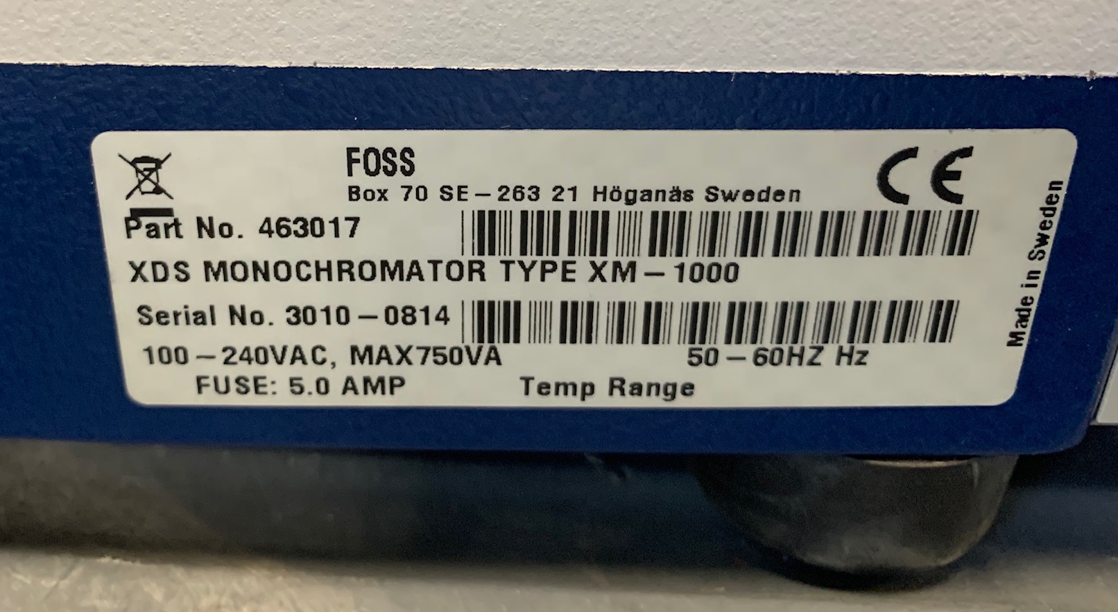 FOSS XM-1300 controller